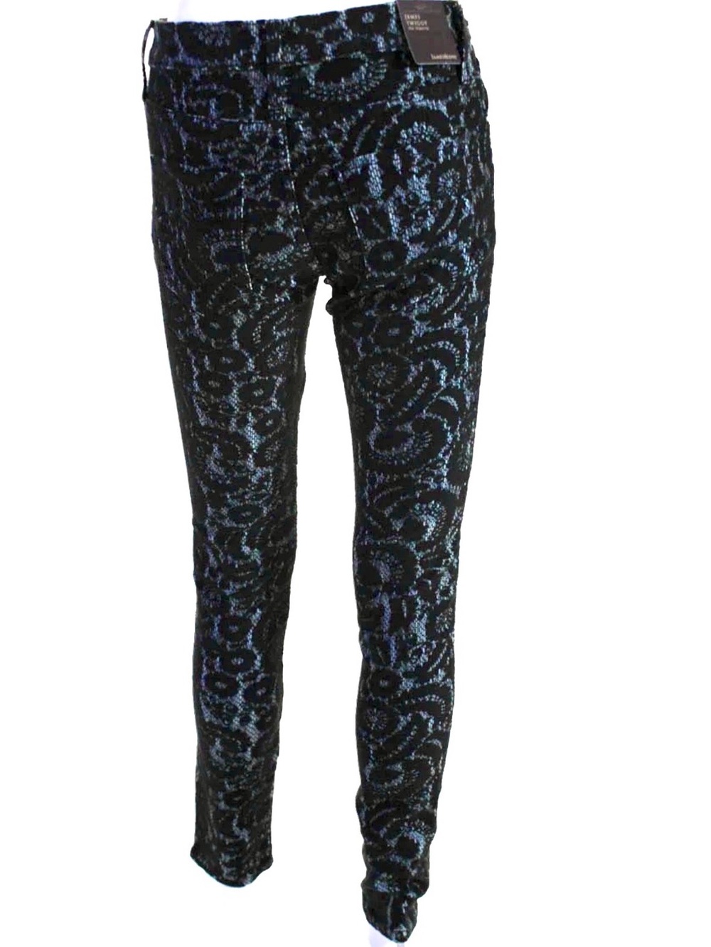James Jeans Twiggy the Legging Skinny Blue Jeans in “Black Veil” Size 27 - Picture 3 of 6